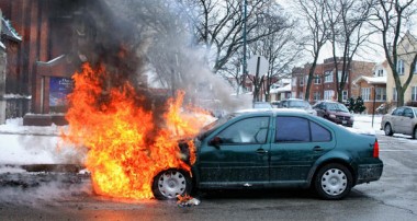 پیشگیری و کنترل آتش‌سوزی‌ اتومبیل در تصادف
